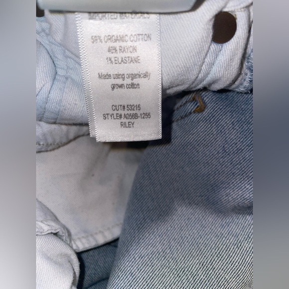 New! Agolde Riley High Rise Distressed Straight Jeans 👖 size 25 - Picture 13 of 13